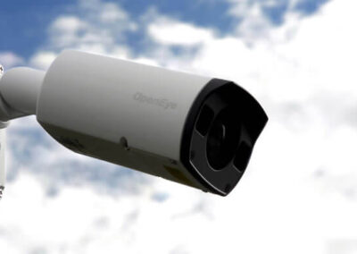 Bullet cameras a prefect for outdoor installations.